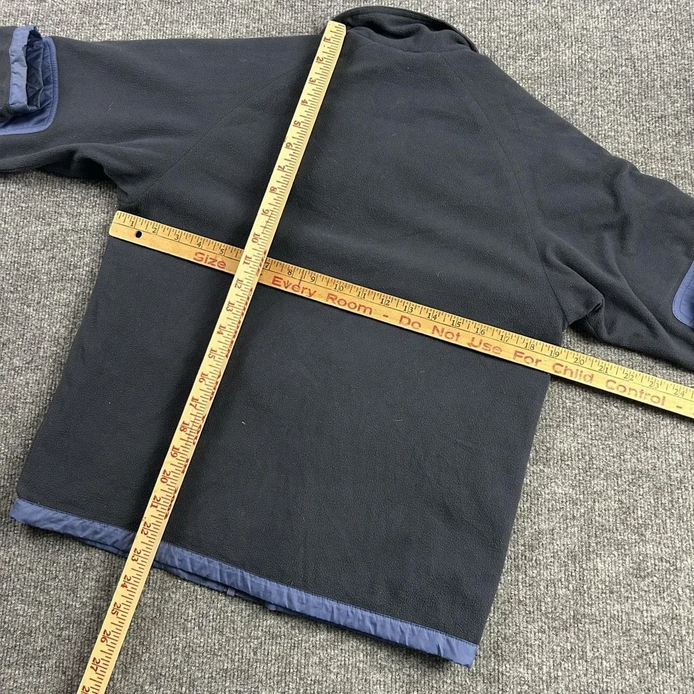 Patagonia Jacket Kids XL Blue Reversible Fleece Lined Zip Windbreaker
